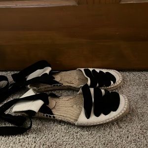Zara Black and White Espadrilles